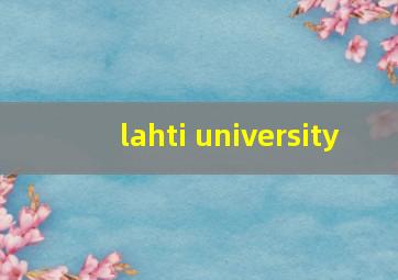 lahti university